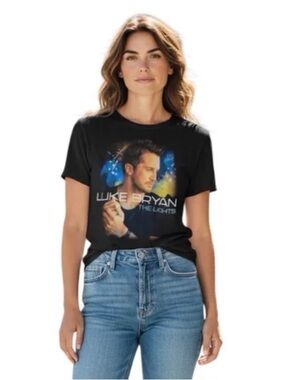 VERY IMPORTANT TEE Luke’s Bryan Kill The Lights Tour T-Shirt size M